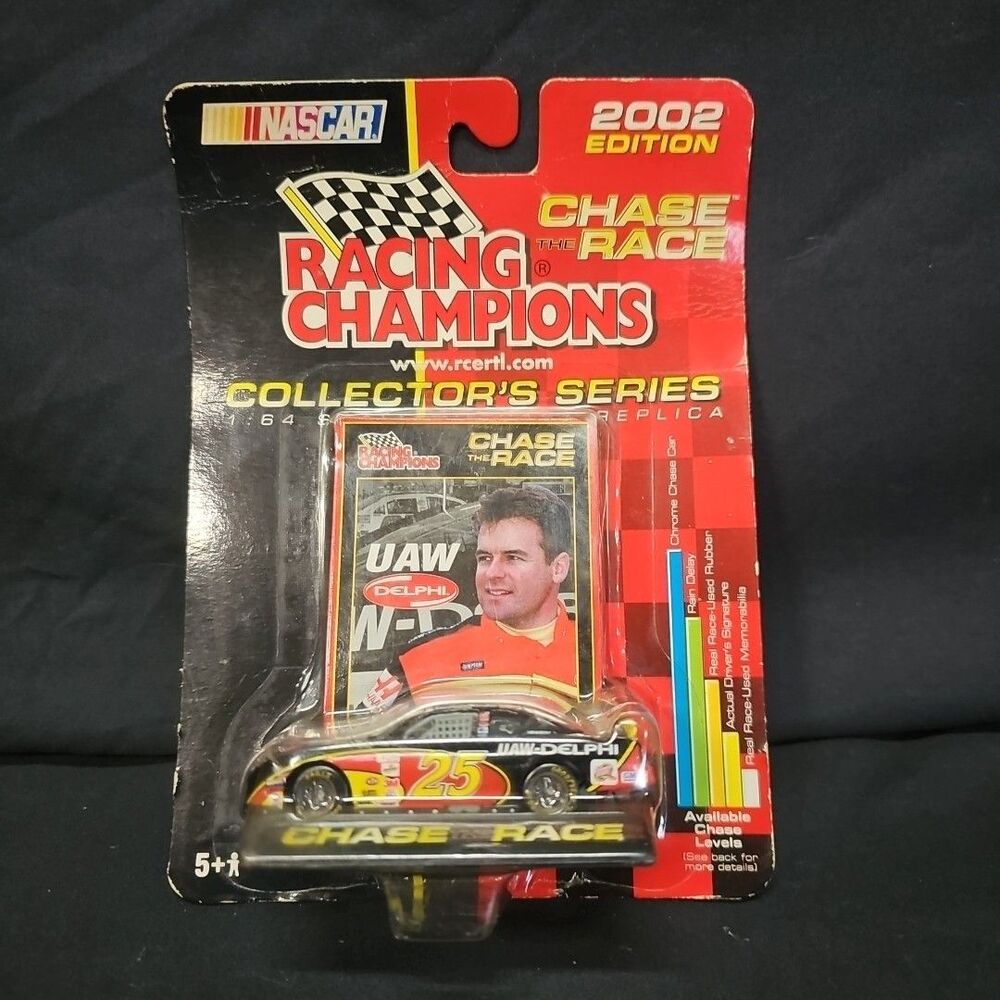 2002 Racing Champions Jerry Nadeau #25 NASCAR Die Cast Car UAW Chase Race Chrome